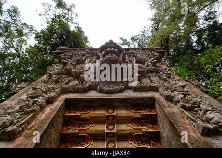 Tirta Empul temple`s gate Stock Photo